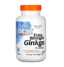 Doctors Best, Гинкго с повышенной силой действия, 120 мг, 360 капсул