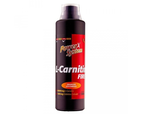 Power System, L-Carnitine Fire, 500 мл, Апельсин