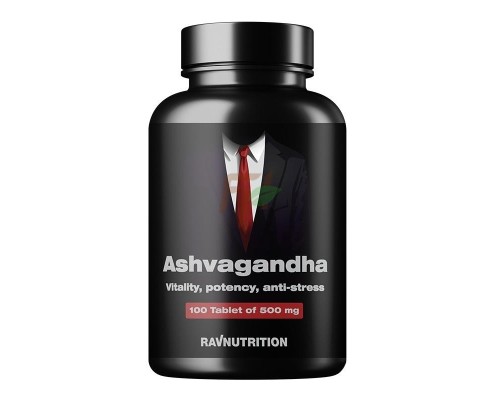 Rav Nutrition, Ашваганда, 100 таблеток