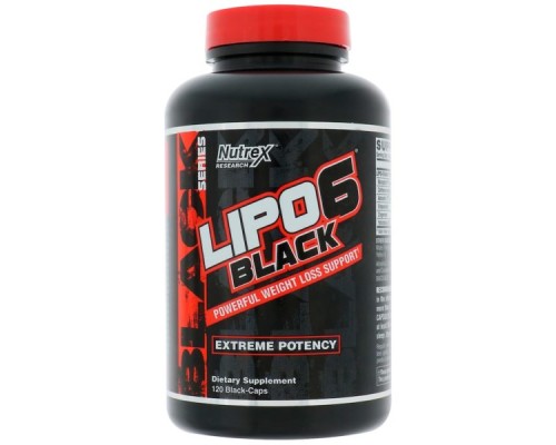 Nutrex, Lipo-6 Black, 120 капсул