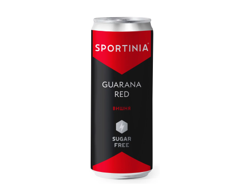 Sportinia, Guarana 2400mg, 330ml, RED