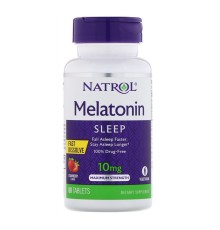 Natrol, Мелатонин, 10мг, 60 таблеток