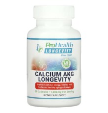ProHealth Longevity, Calcium AKG Longevity, 1000 мг, 60 капсул