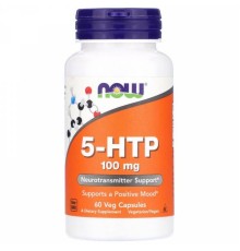 NOW, 5-HTP, 100мг, 60 капсул