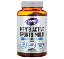 NOW, Sports, Men's Active Sports для мужчин, 180 капсул