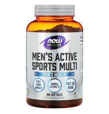 NOW, Sports, Men's Active Sports для мужчин, 180 капсул