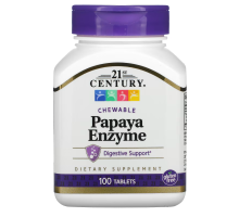 21st Century, Papaya Enzyme, 100 таблеток