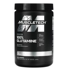 MuscleTech, Essential Series, Platinum 100%, глютамин, без добавок, 5 г, 300 г