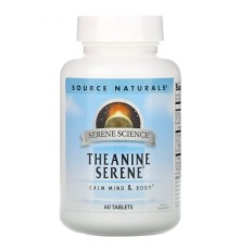 Source Naturals, Theanine Serene, 60 таблеток