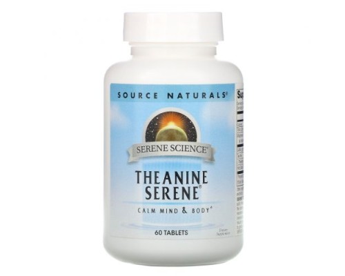 Source Naturals, Theanine Serene, 60 таблеток