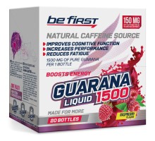 Be First, Guarana Liquid 1500, малина, 1шт