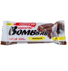 Bombbar, Протеиновый батончик, 60g, Двойной шоколад