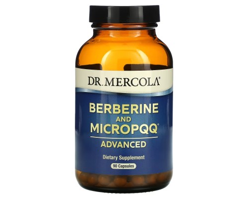 Dr. Mercola, Berberine and MicroPPQ, улучшенная формула, 90 капсул