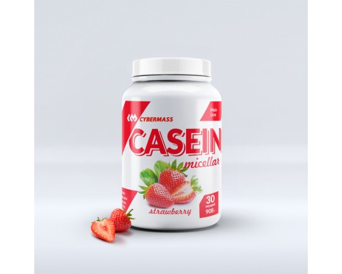 Cybermass, Casein Protein, 908г, Клубника