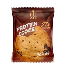 Fit Kit, Protein cookie, 40 г, Кофе