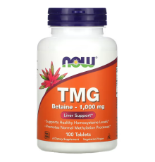 NOW, TMG, 1000 мг, 100 таблеток