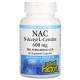 Natural Factors, NAC (N-ацетил-L цистеин), 600 мг, 60 капсул