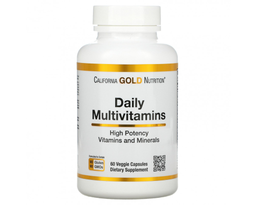 California Gold Nutrition, Мультивитамины Daily, 60 капсул