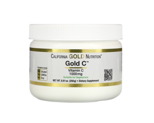 California Gold Nutrition, Витамин C Gold, 250г