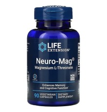 Life Extension, L-треонат магния Neuro-Mag, 90 вегетарианских капсул