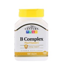 21st Century, B комплекс  с витамином C, 100 таблеток