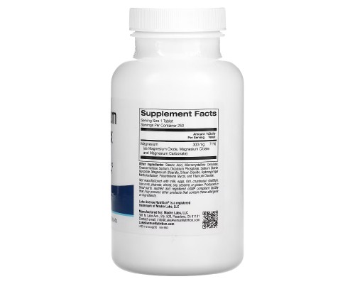 Lake Avenue Nutrition, Комплекс магния, 300 мг, 250 таблеток