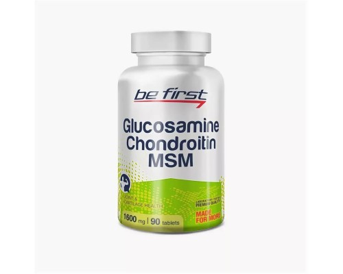 Be First, Glucosamine + Chondroitin + MSM, 90 таблеток