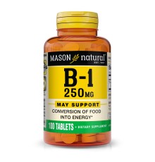 Mason Natural, Витамин В1, 250мг, 100 таблеток