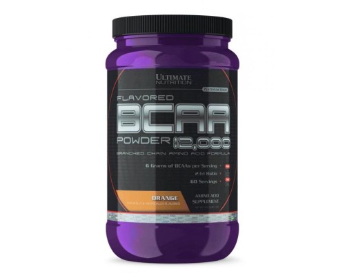 Ultimate Nutrition, BCAA 12000, 457г, Апельсин