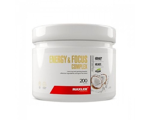 Maxler, Energy and Focus Complex, 200г, Кокос
