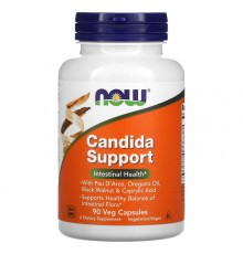NOW Foods, Candida Support, 90 растительных капсул