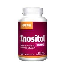 Jarrow Formulas, Инозитол, 750 мг, 100 вегетарианских капсул
