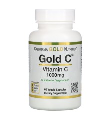 California Gold Nutrition, Витамин Gold C, 1000 мг, 60 капсул