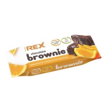 ProteinRex, Пирожное протеиновое брауни 50г, Брауни апельсиновое