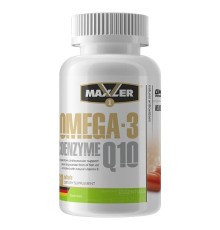 Maxler, Омега-3 + Коэнзим Q10, 60 капсул